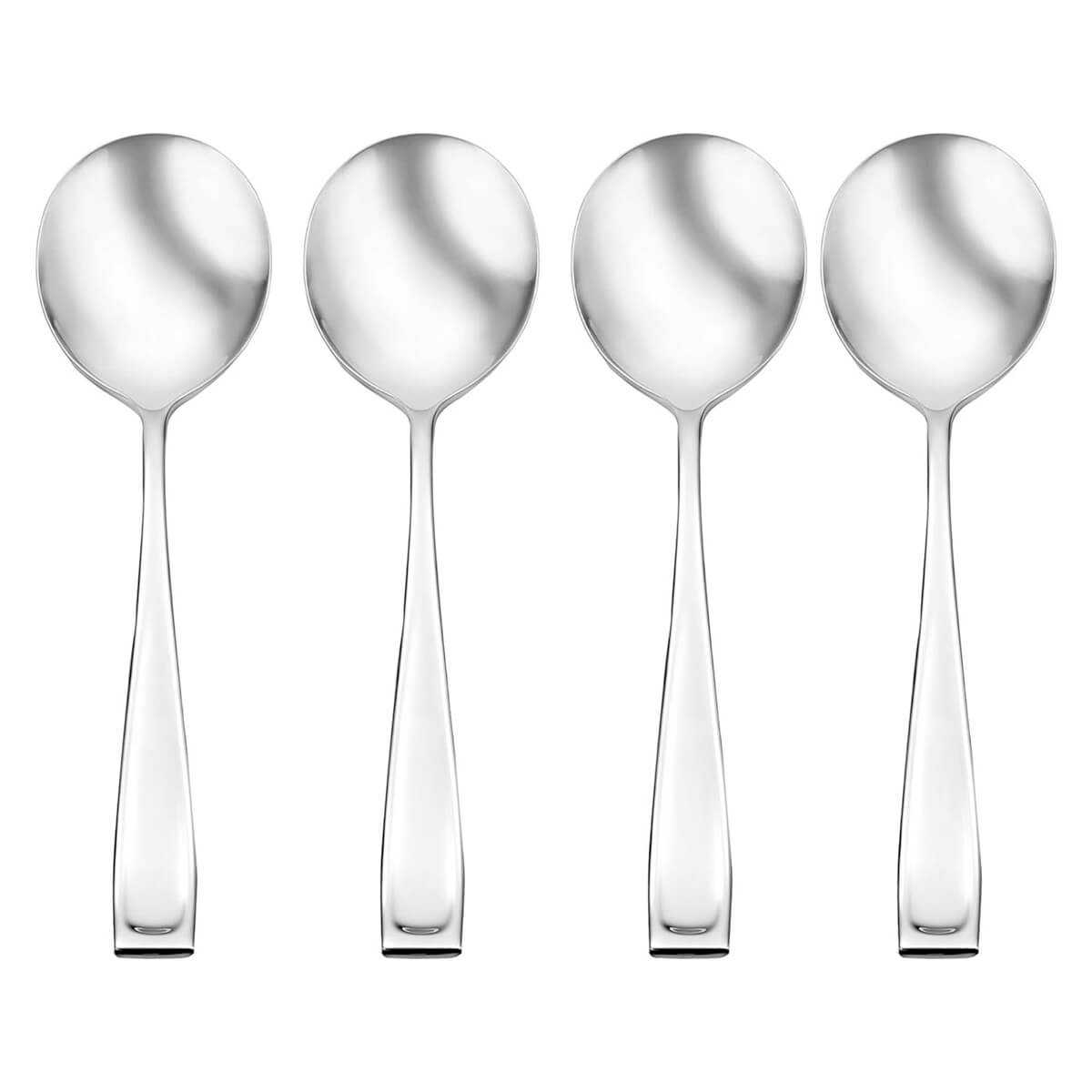 Oneida - Oneida Moda Round Soup Spoons (Set of 4)