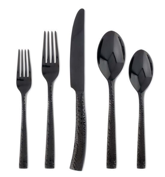 Argent Orf­vres Paris Gunmetal Titanium 20 piece, Service for 4 - EFB96M20QT