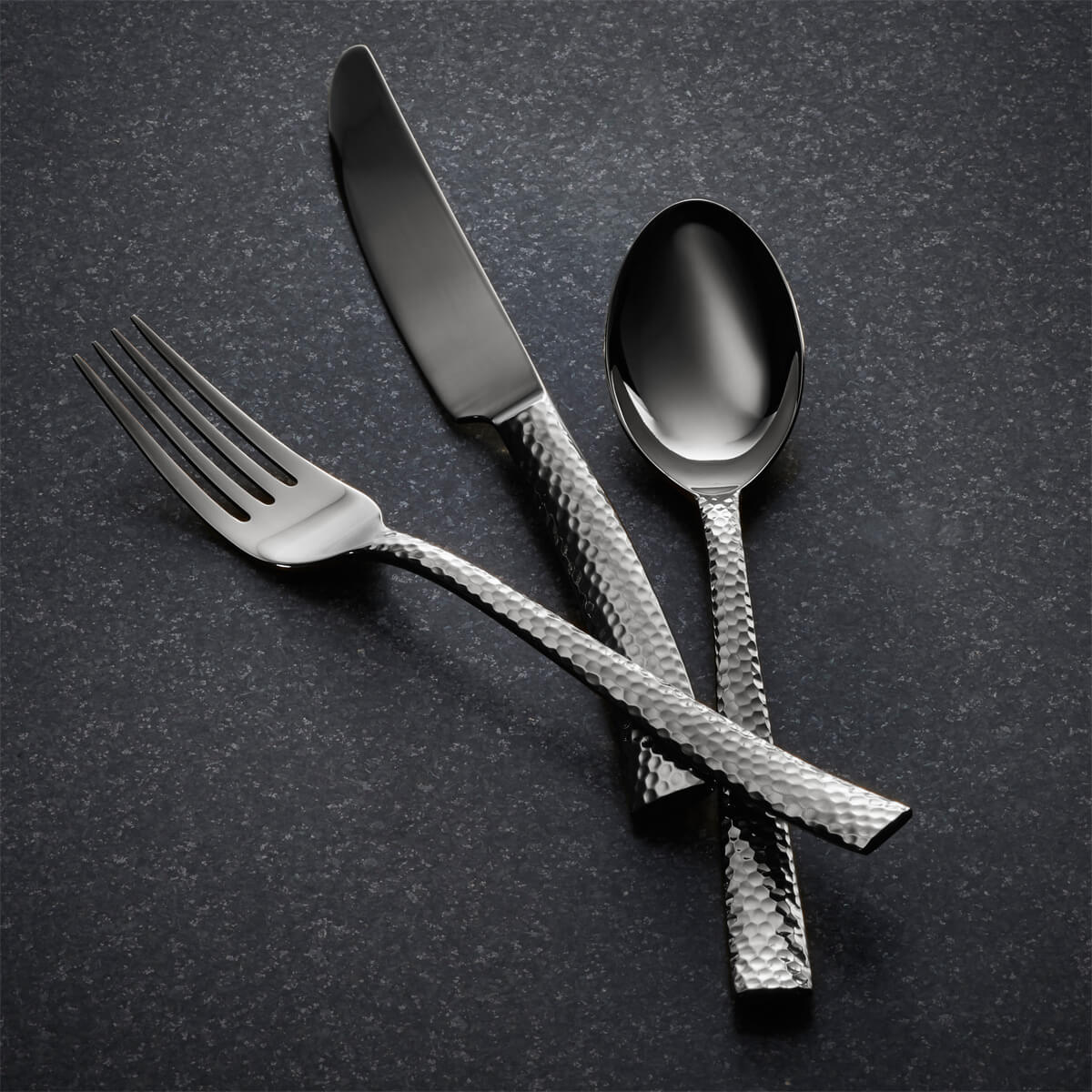 Argent Orf­vres Paris Gunmetal Titanium 20 piece, Service for 4 - EFB96M20QT