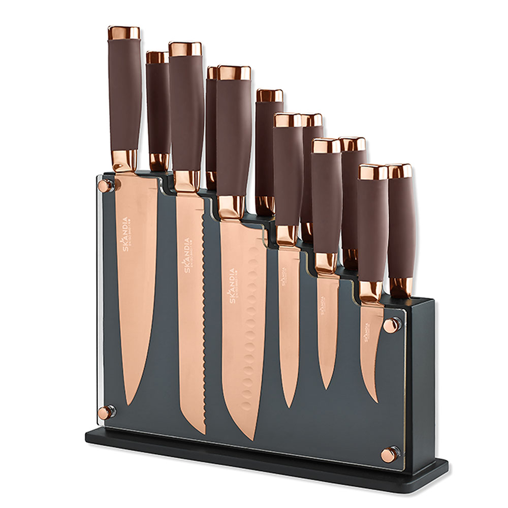 Forte 13pc Cutlery Set with Magnetic Block - LN-HMC01B098C