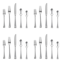 Gorham Column Frosted 20 Piece Set, Service for 4 