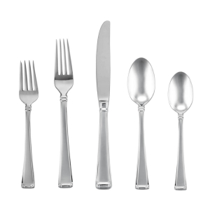 Gorham Column Frosted 5 piece Place Setting