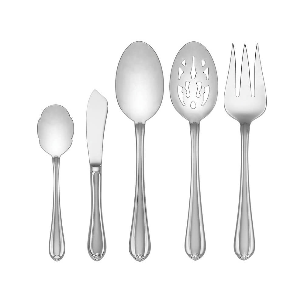Gorham Melon Bud Frosted 45 Piece Set, Service for 8 - GH-MBF-45