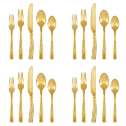Argent Orf­vres Paris Gold Titanium 20 piece, Service for 4 