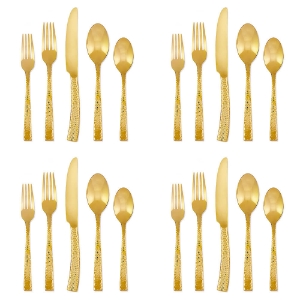 Argent Orf­vres Paris Gold Titanium 20 piece, Service for 4