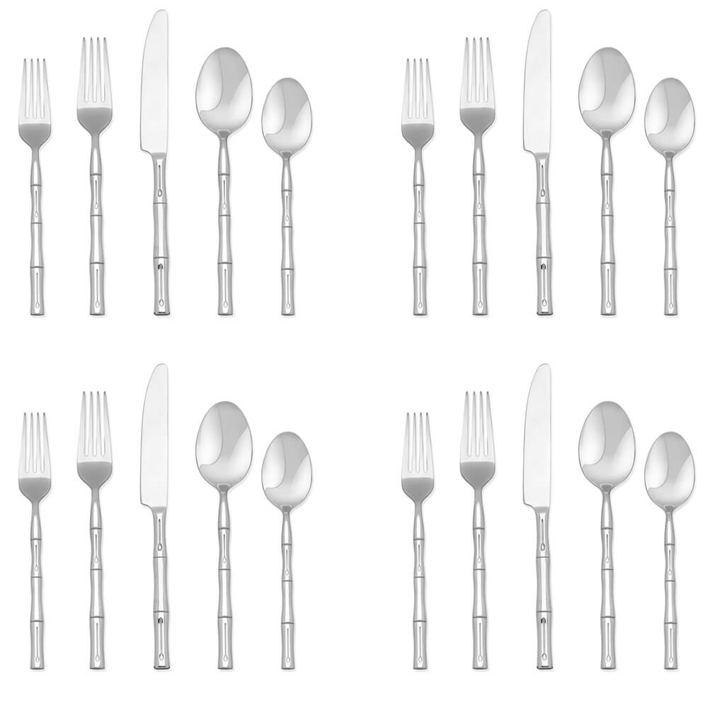 Hampton Signature Bamboo 20 piece, Service for 4 - LN-L8520202NT