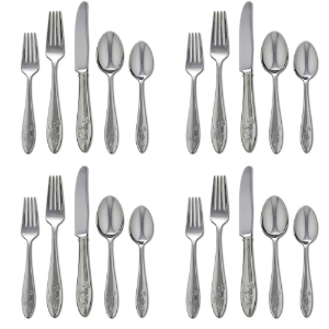 Lenox Butterfly Meadow 20 piece Stainless Flatware, Service for 4
