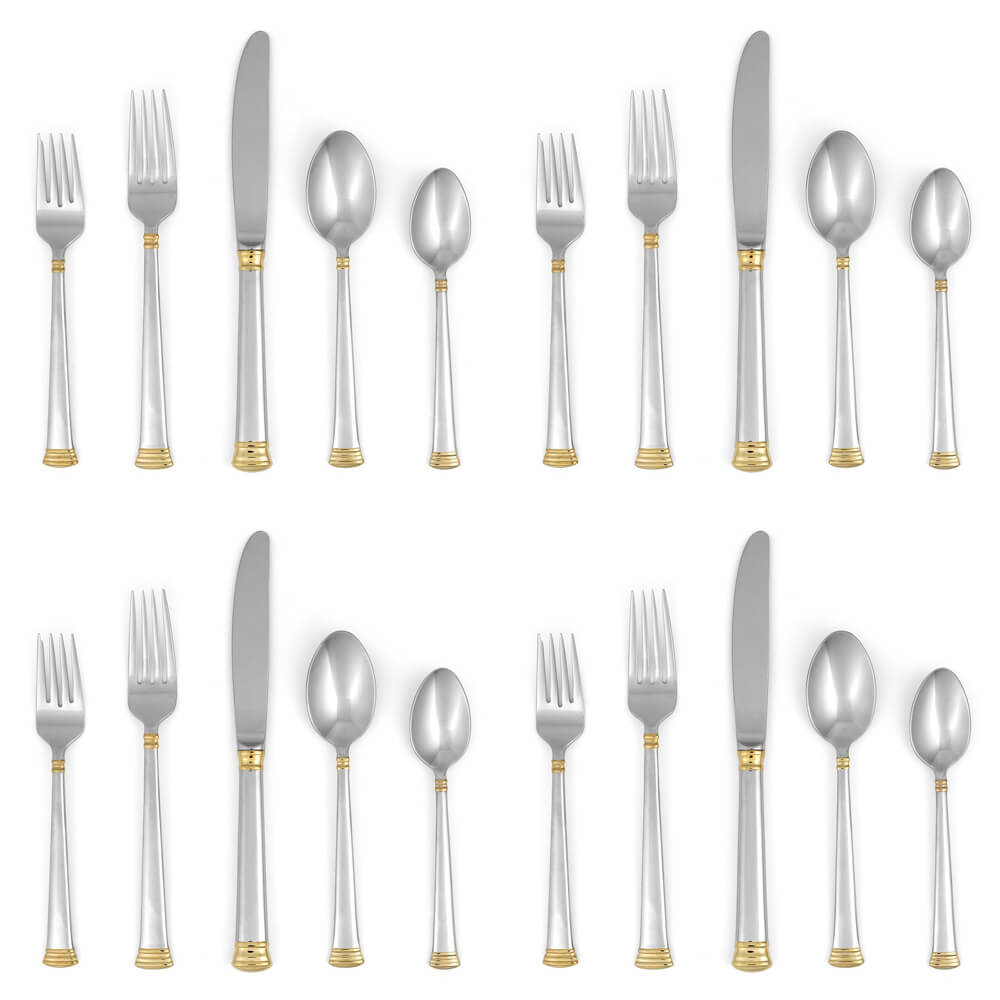Lenox Eternal Gold 20 Piece Set, Service for 4 - LN-ETG-50/4