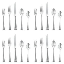 Lenox Federal Platinum Frosted 20 Piece Set, Service for 4 
