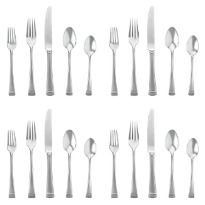 Lenox Federal Platinum Frosted 20 Piece Set, Service for 4