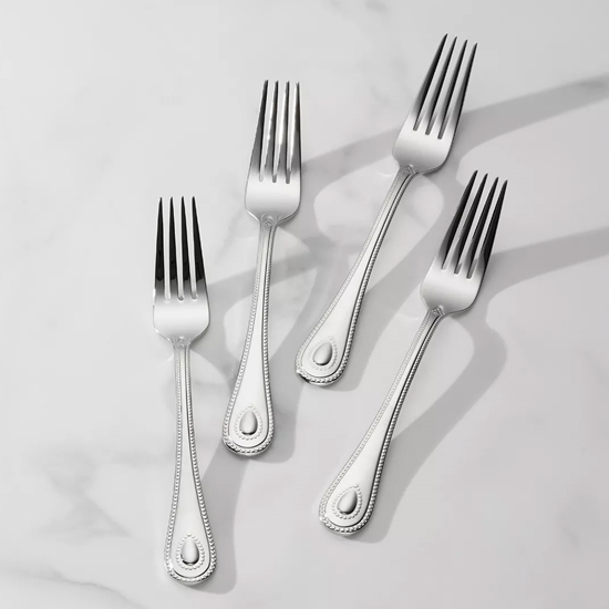 Lenox French Perle Dinner Forks (Set of 4) - LN-FRP-5/4