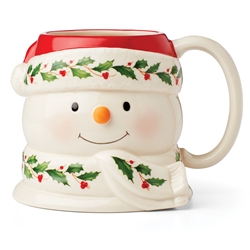 Lenox Holiday Snowman Mug 