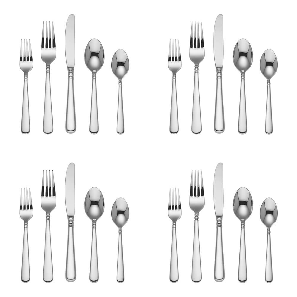 Lenox Pearl Platinum 20 Piece Set, Service for 4 - LN-PP-50/4