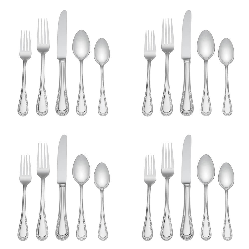 Lenox Venetian Lace 20 Piece Set, Service for 4 - LN-VL-50/4