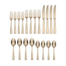 Oneida Aptitude Champagne Satin 20 Piece Set, Service for 4 