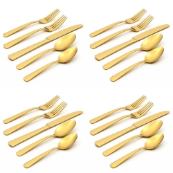 Oneida Aptitude Gold 20 Piece Set, Service for 4 