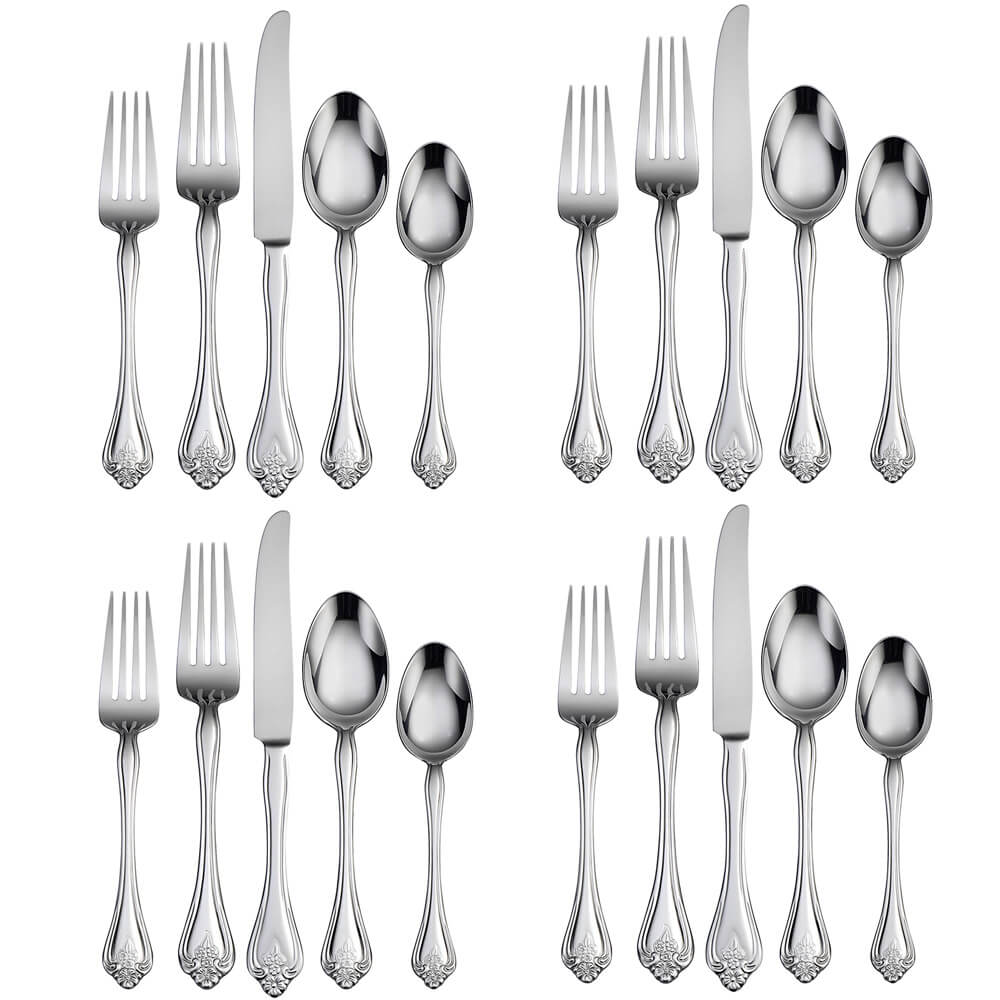 Oneida Boutonniere 20 Piece Set, Service for 4 - ON-B242020