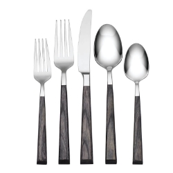 Oneida Coronado Charcoal 5 Piece Place Setting 
