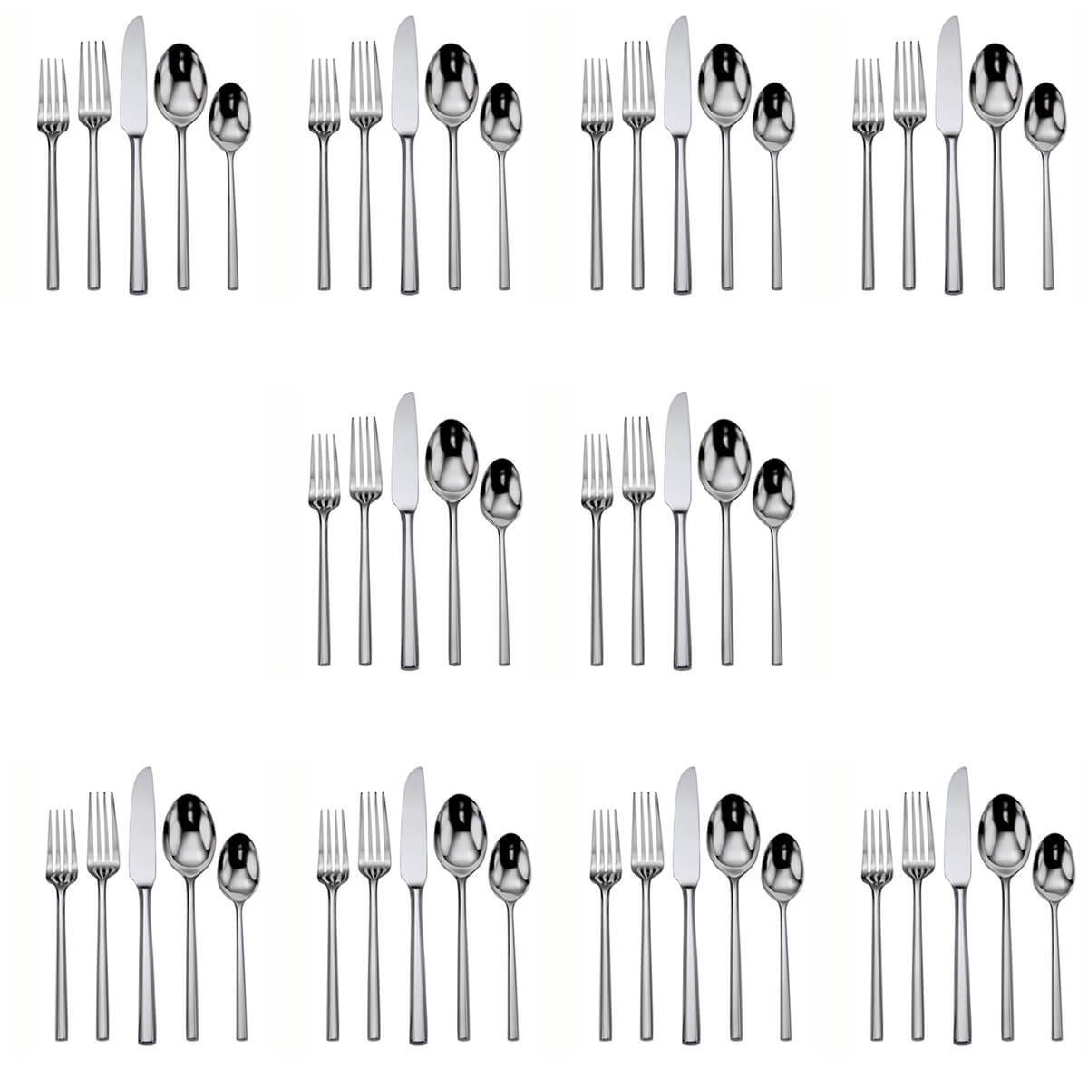 Oneida Diameter 50 Piece Set, Service for 10 - ON-DIA-50/10