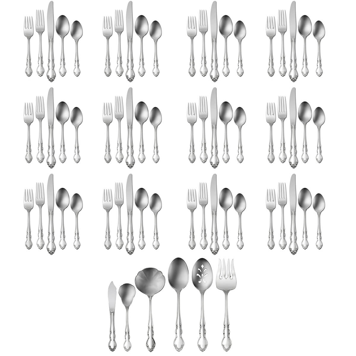 Oneida Dover 66 Piece Set, Service for 12 - ON-DV-66