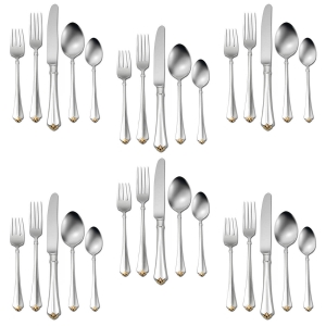 Oneida Golden Juilliard 30 Piece Set, Service for 6