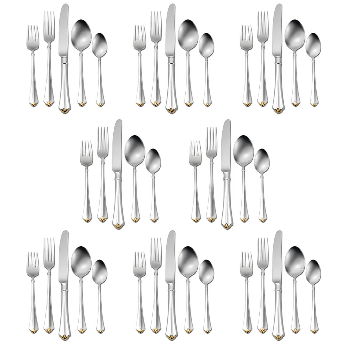 Oneida Golden Juilliard 40 Piece Set, Service for 8 - ON-GJ-50/8