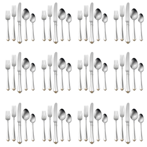 Oneida Golden Juilliard 60 Piece Set, Service for 12