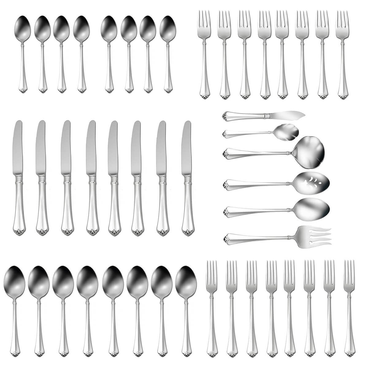Oneida Juilliard 46 Piece Set, Service for 8 - ON-JU-46