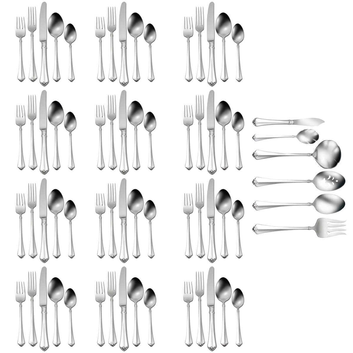 Oneida Juilliard 66 Piece Set, Service for 12 - ON-JU-66