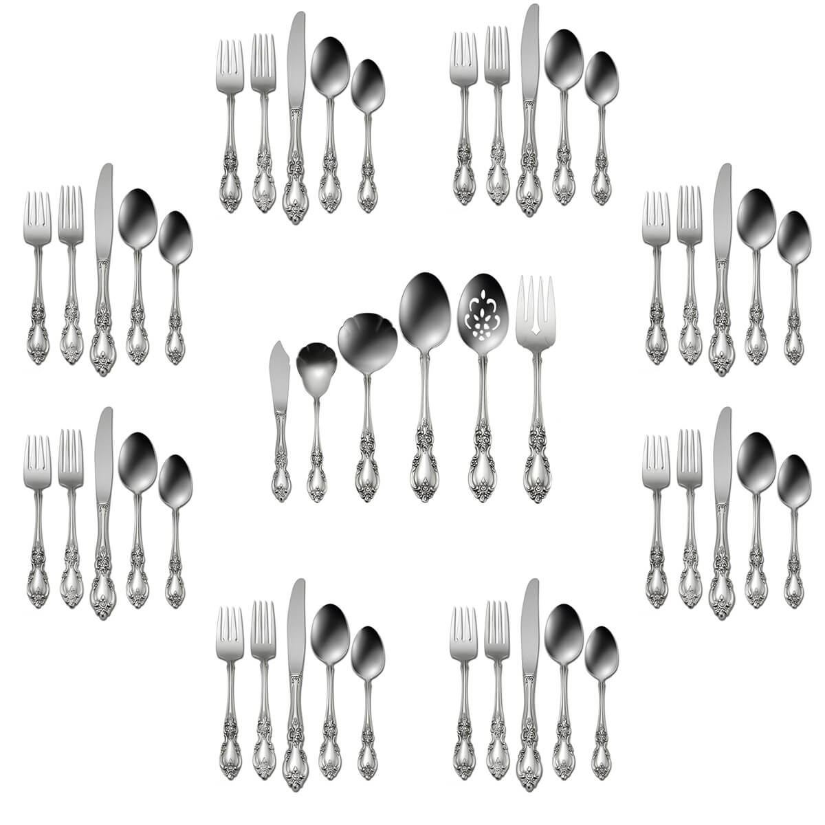 Oneida Louisiana 46 Piece Set, Service for 8 - ON-LA-46