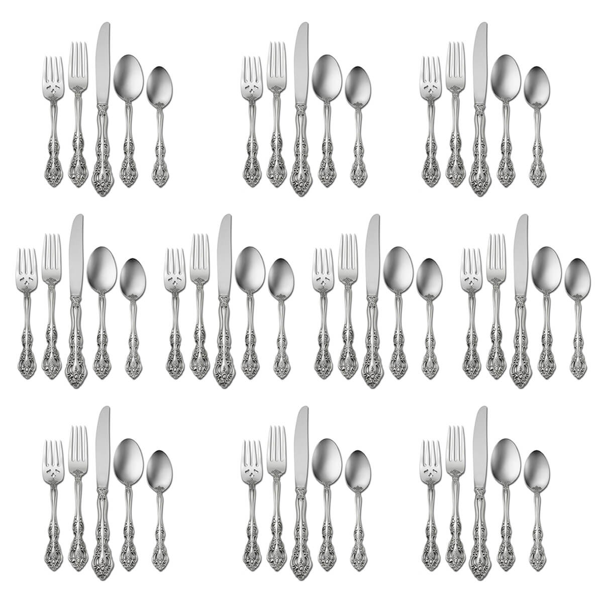 Oneida Michelangelo 50 Piece Set, Service for 10 - ON-MK-50/10