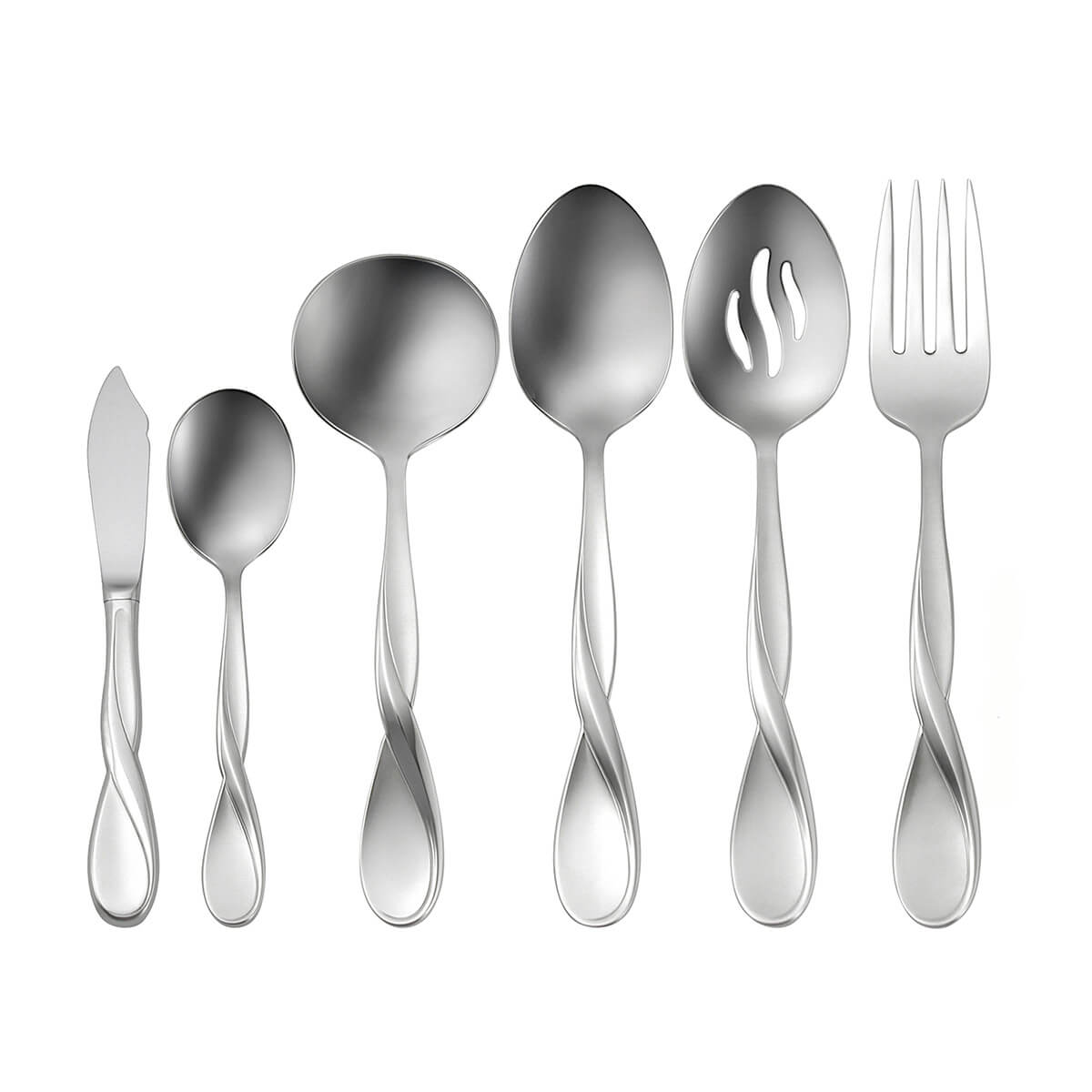 Oneida Satin Aquarius 46 Piece Set, Service for 8 - ON-SAQ-46