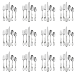 Oneida Satin Aquarius 60 piece, Service for 12 