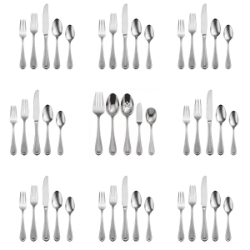 Oneida Satin Countess 45 Piece Set, Service for 8 