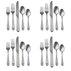 Oneida Satin Garnet 20 Piece Set, Service for 4 