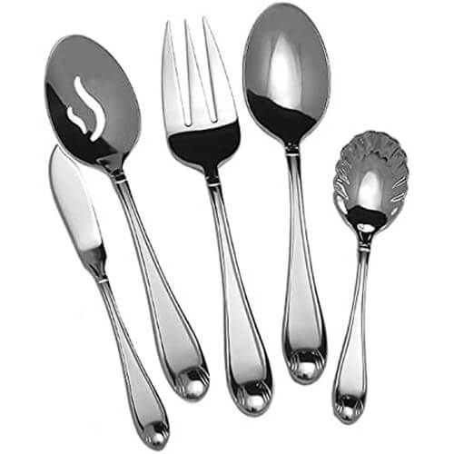 Oneida Satin Garnet 5 Piece Serve Set 