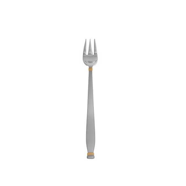 Oneida Satin Golden Kensington Cocktail Fork