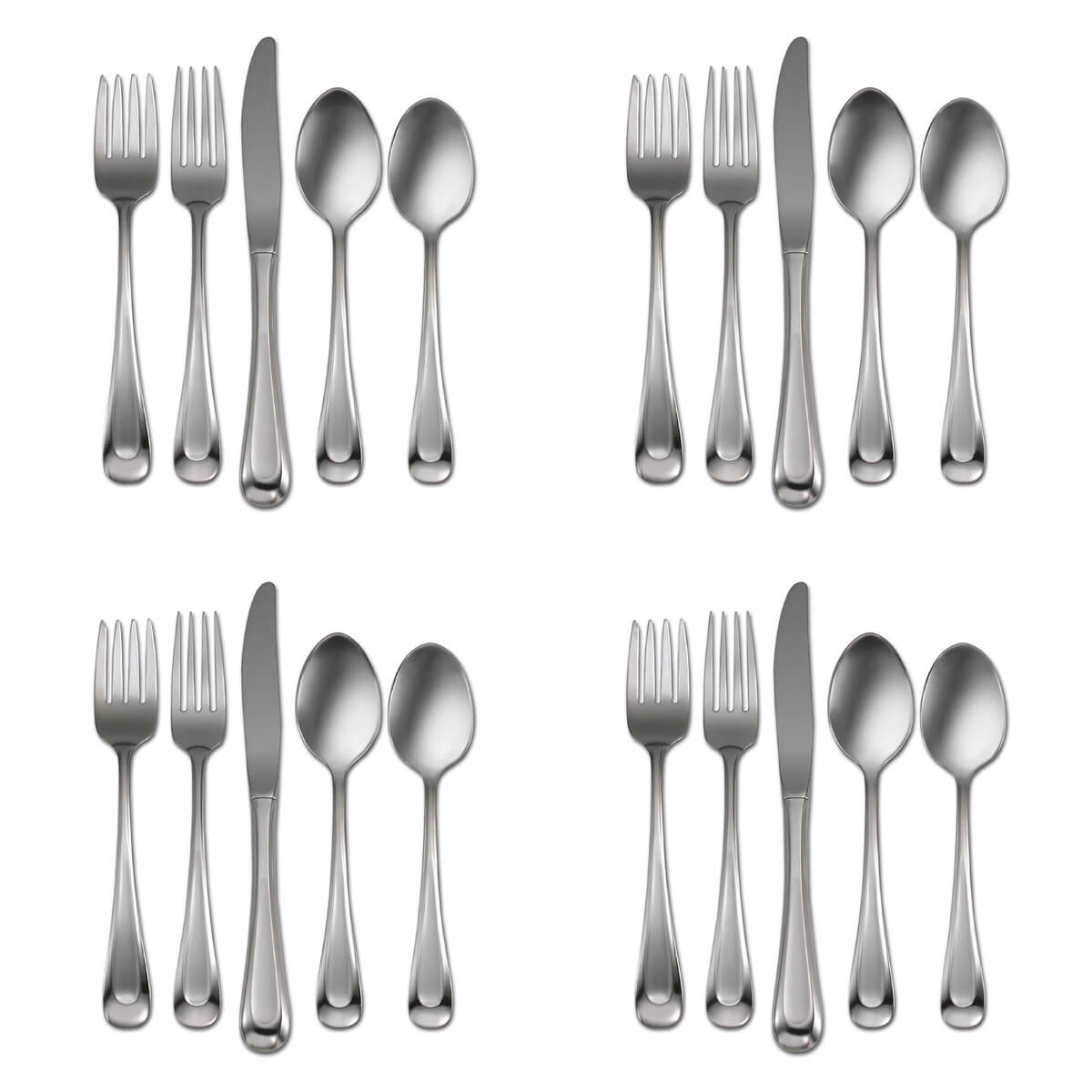 Oneida Satin Sand Dune 20 piece, Service for 4 - ON-2641020C