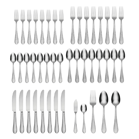 Oneida Tibet 45 Piece Set, Service for 8 - LN-H086045CL20
