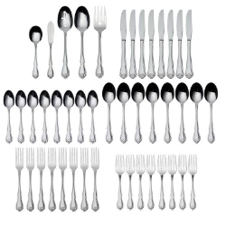 Oneida True Rose 45 Piece Set, Service for 8 