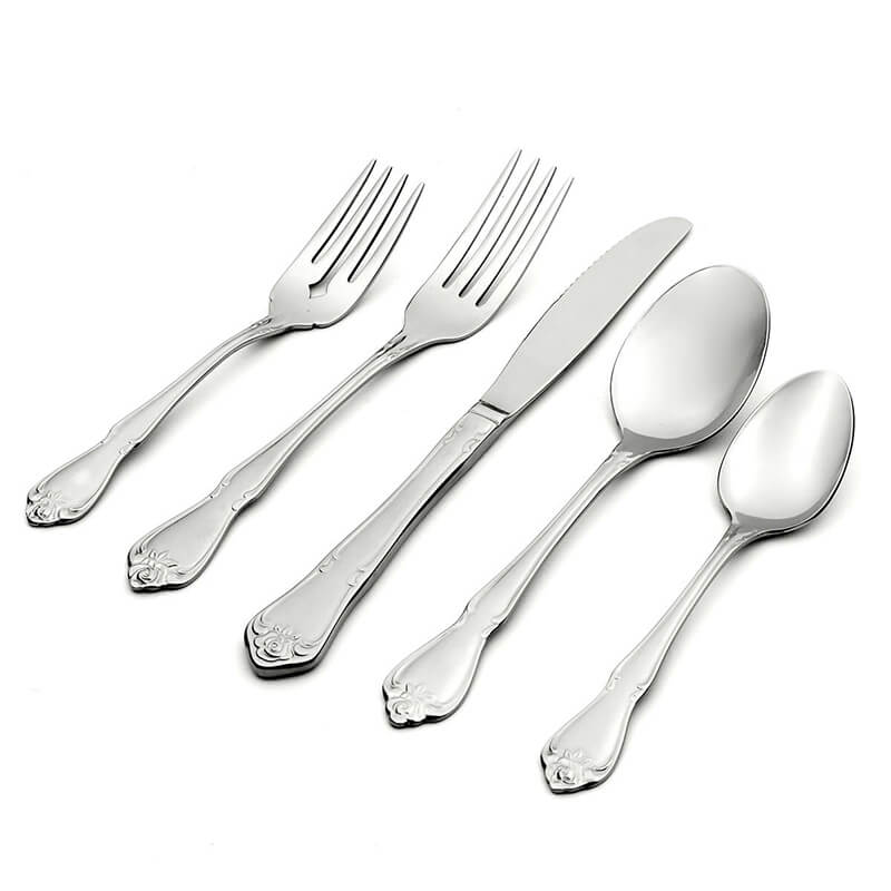 Oneida True Rose 45 Piece Set, Service for 8 - B552045D