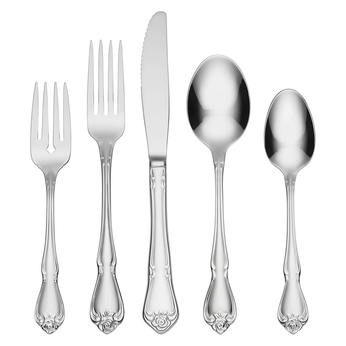 Oneida True Rose 5 Piece Place Setting - ON-552-50