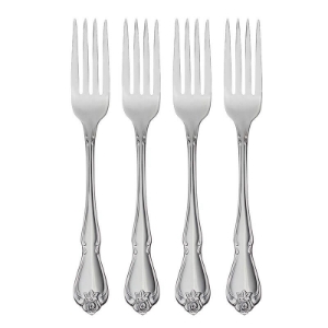 Oneida True Rose Dinner Forks (Set of 4)