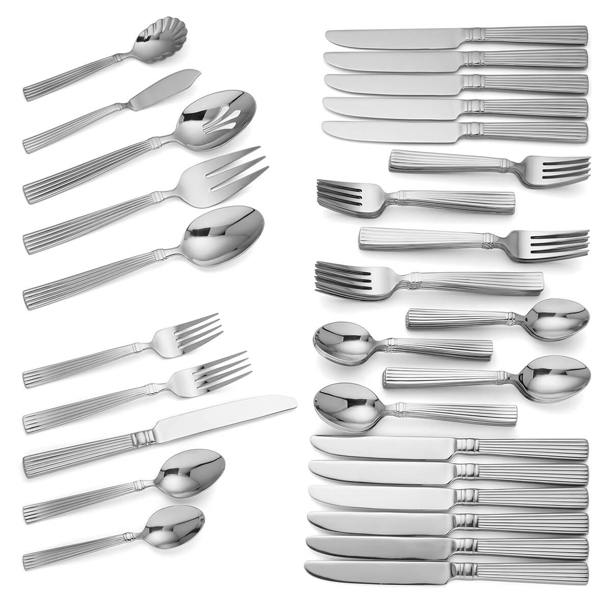 Reed & Barton Crescendo II 65 Piece Set, Service for 12 - RB-CR2-65C