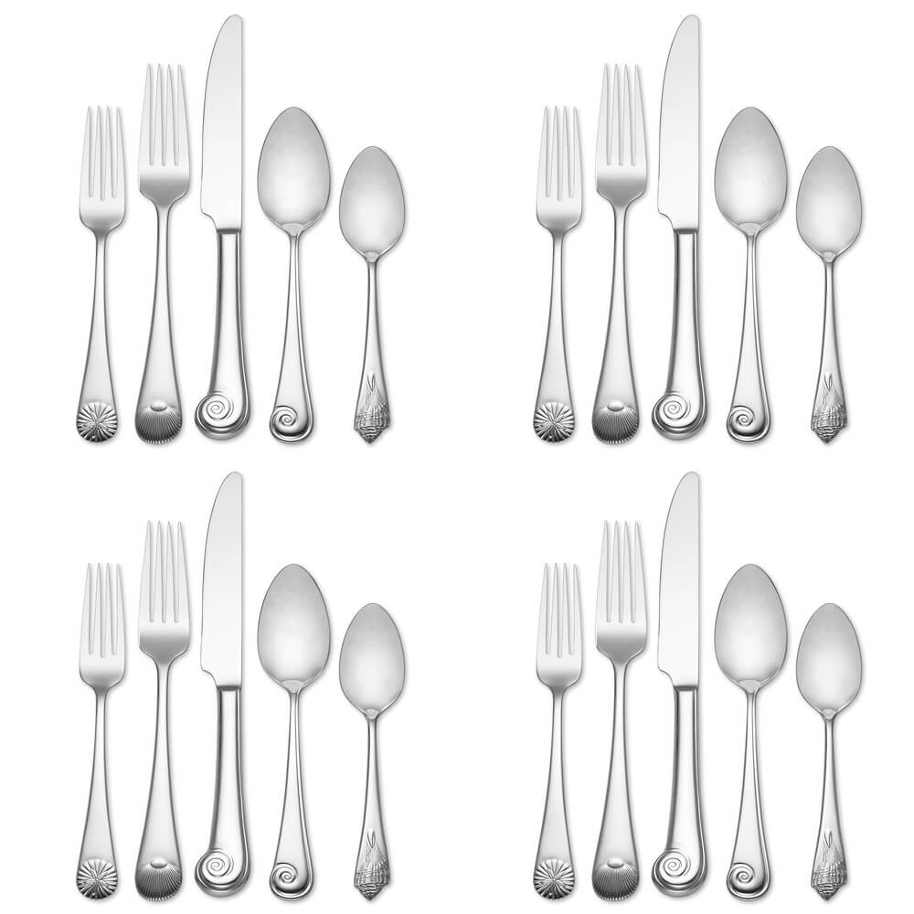 Reed & Barton Sea Shell 20pc Set, Service for 4 - RB-SS-50/4