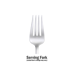 Oneida Satin Garnet Serving Fork Cold meat fork